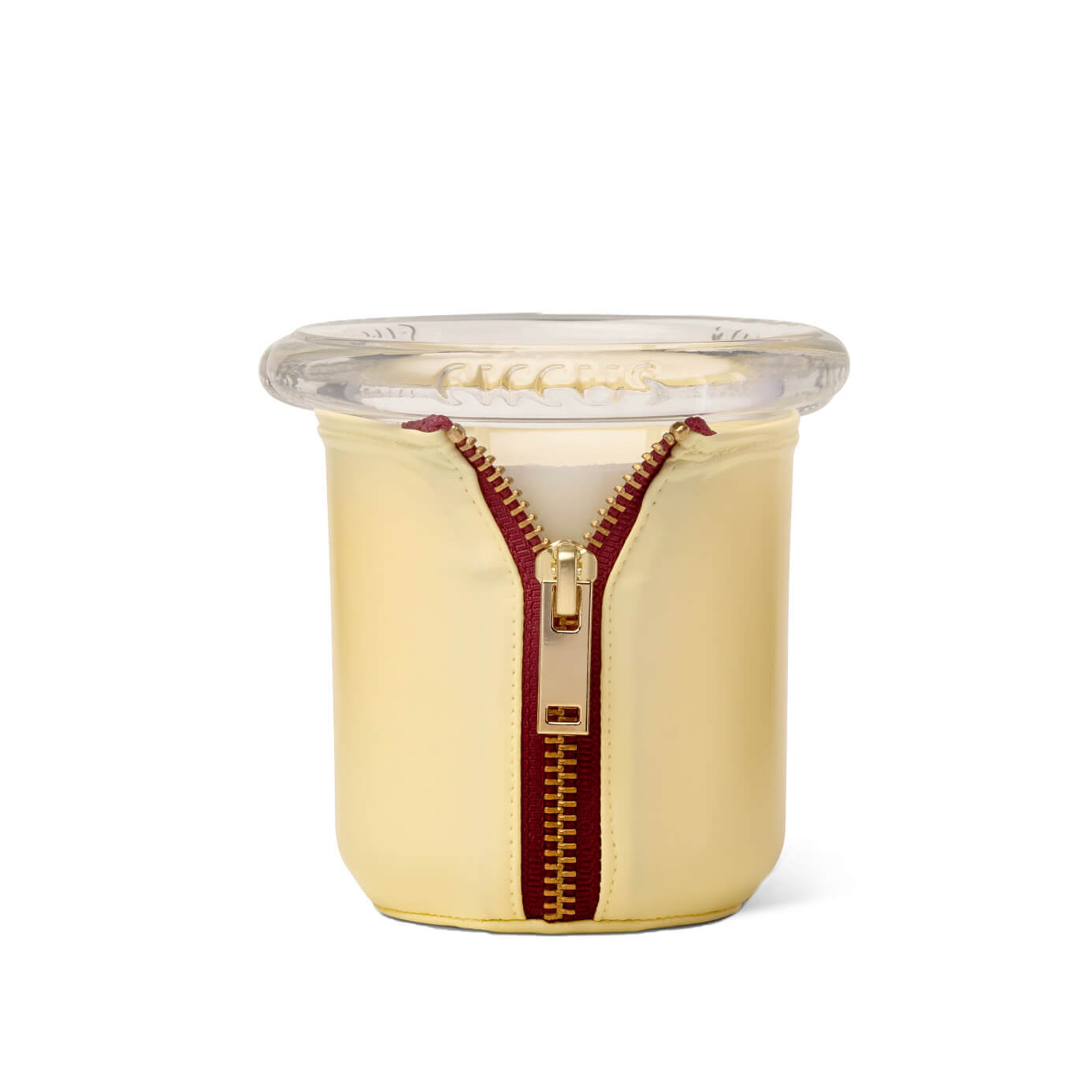 Bound candle in onyx and butter vinyl wrap – luxury scented candle by Circus