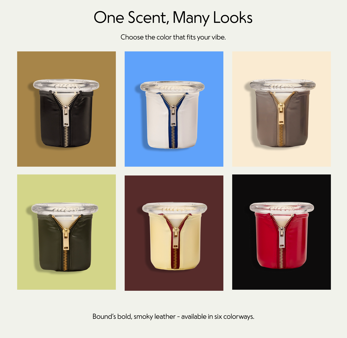 bound Candles colors