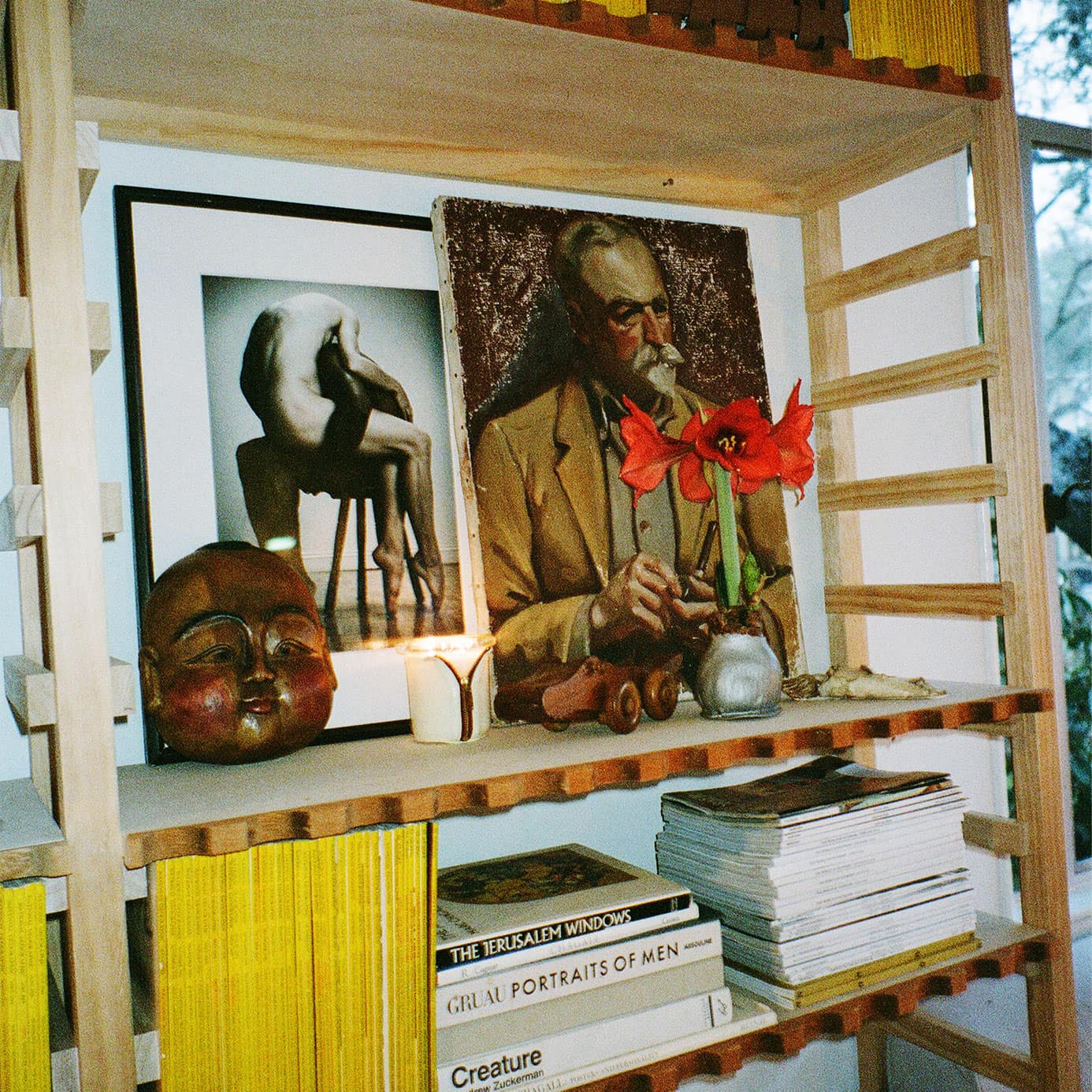 Close-up of glass texture on Bound - luxury scented candle by Circus 